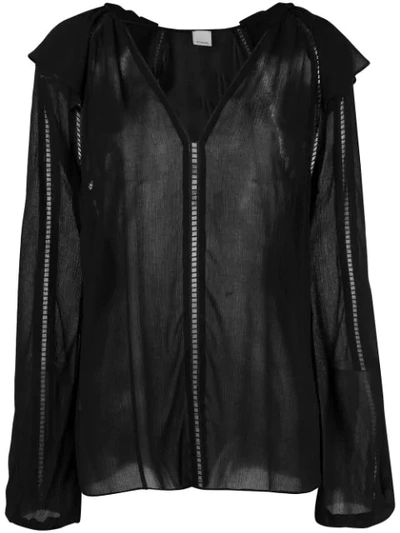 Pinko Lapis Blouse In Black