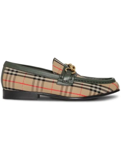 Burberry 1983 Check Link Loafers - Yellow
