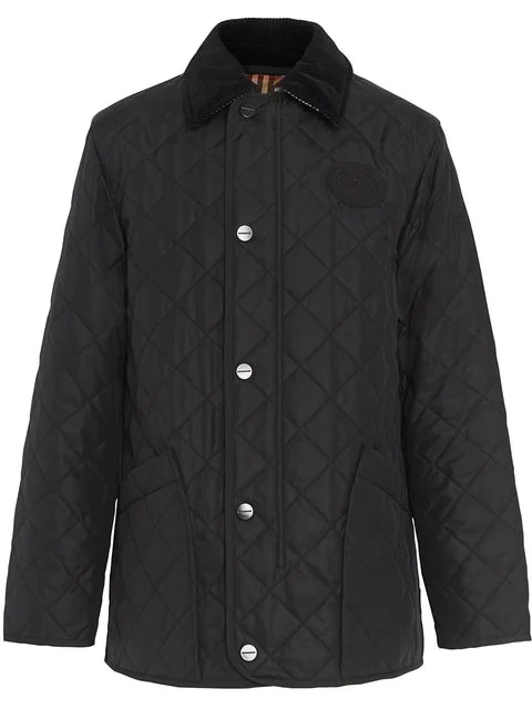Burberry Men's Cotswold Signature Check-Lining Jacket In Black | ModeSens