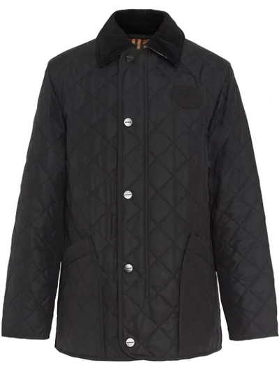 Burberry Men's Cotswold Signature Check-lining Jacket In Black