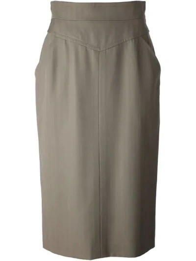 Pre-owned Dior  Midi Skirt In Green