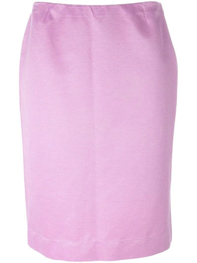 Pre-owned Dolce & Gabbana Straight Skirt In Pink