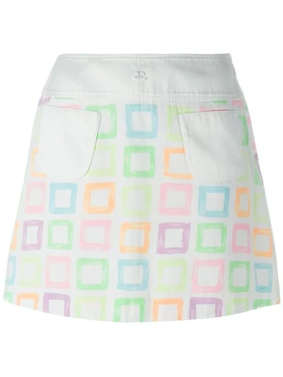 Courrèges Vintage Trapeze Skirt - White