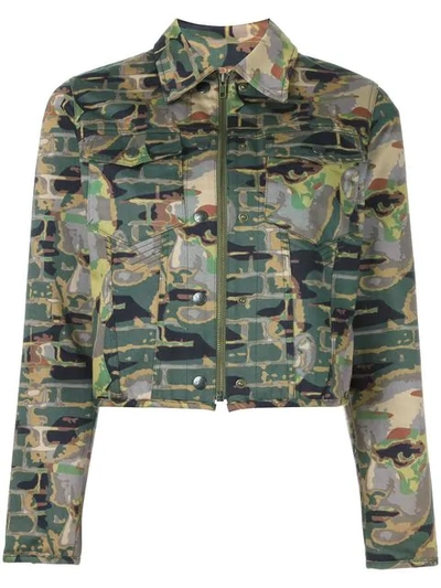 Pre-owned Jean Paul Gaultier Vintage Camouflage Jacket In Multicolour