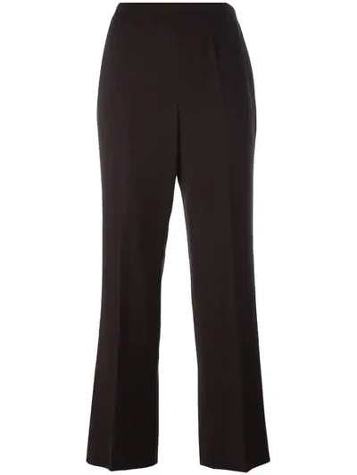 Pre-owned Chanel Cropped Tailored Trousers In Brown