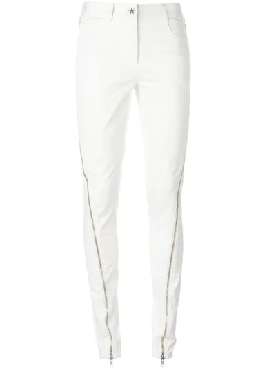 Pre-owned Jean Paul Gaultier Vintage Zip Detail Jeans In White