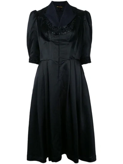 Pre-owned Comme Des Garçons Embellished Dress In Black