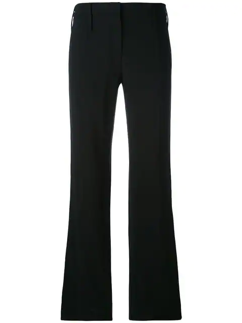 Dolce & Gabbana 1990's Flared Trousers In Black | ModeSens