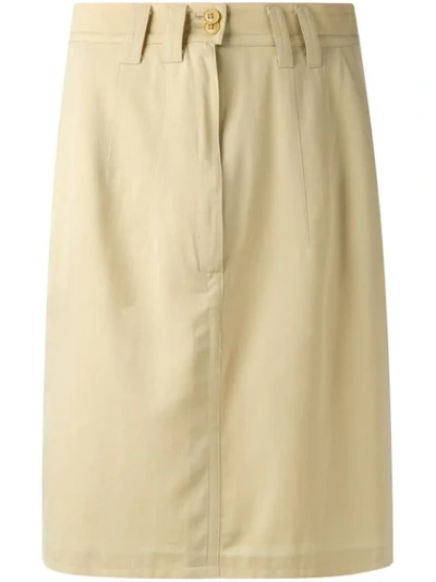 Pre-owned Jil Sander Vintage Vintage Skirt In Neutrals