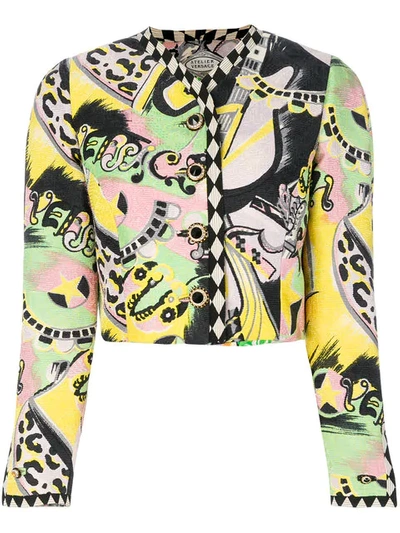 Versace Haute Couture Printed Jacket - Multicolour