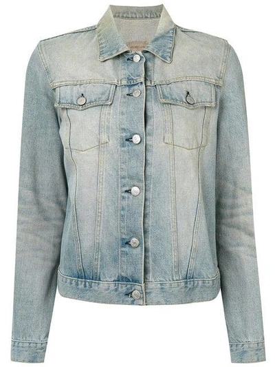 Pre-owned Helmut Lang Stonewashed Denim Jacket In Blue