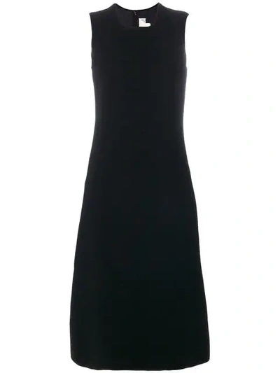 Pre-owned Comme Des Garçons Round-neck Sleeveless Dress In Black