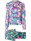 William Vintage Artheme Printed Shirt & Skirt - Multicolour