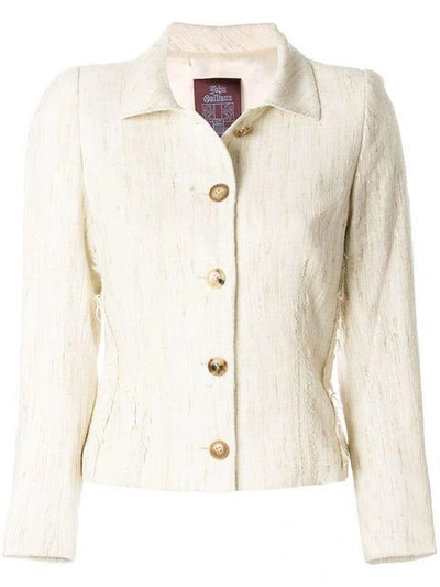 Pre-owned John Galliano Single Breast Jacket In Neutrals