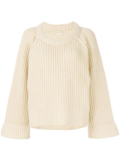 Pre-owned Hermes  Chunky Jumper In Neutrals
