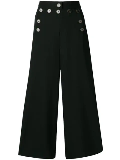 Pre-owned Jean Paul Gaultier Vintage Sailor Trousers In Black