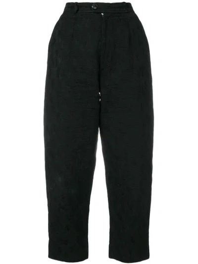 Pre-owned Saint Laurent Cropped Trousers In Black