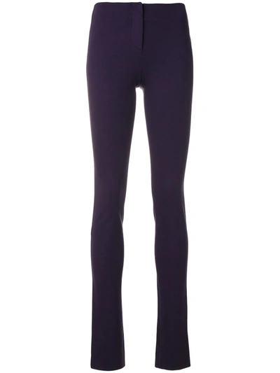 Pre-owned Missoni High Rise Skinny Trousers In Purple