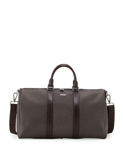 Salvatore Ferragamo New Form Men's Duffel Bag, Brown | ModeSens