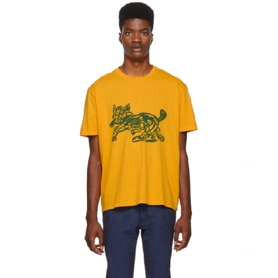 Our Legacy Yellow Cat Print T-shirt