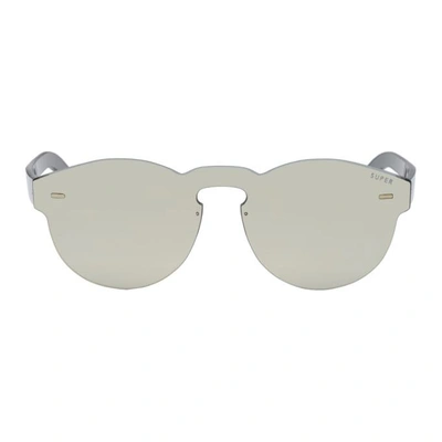 Super Silver Tuttolente Paloma Sunglasses In Ivory