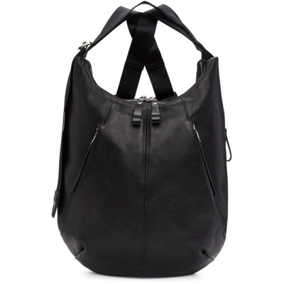 Master-piece Co Black Leather Wispy Backpack
