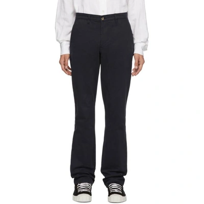 Editions Mr Editions M.r Navy Aime Classic Tailored Trousers
