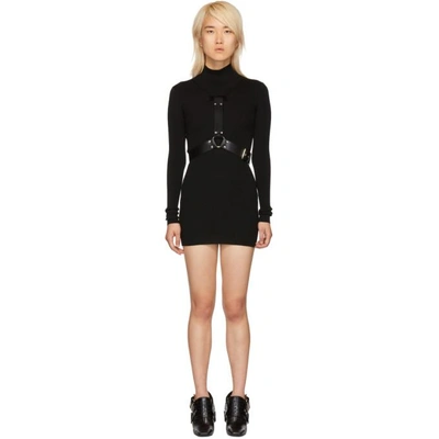 Alyx Bondage Turtle Neck Dress In Black In 001 Black