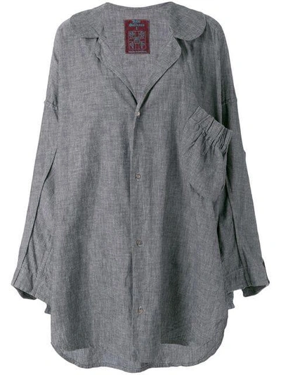 Pre-owned John Galliano 1985 Oversized Shirt In Grey