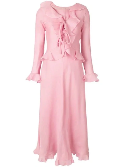 A.n.g.e.l.o. Vintage Cult Jacket & Dress Set In Pink