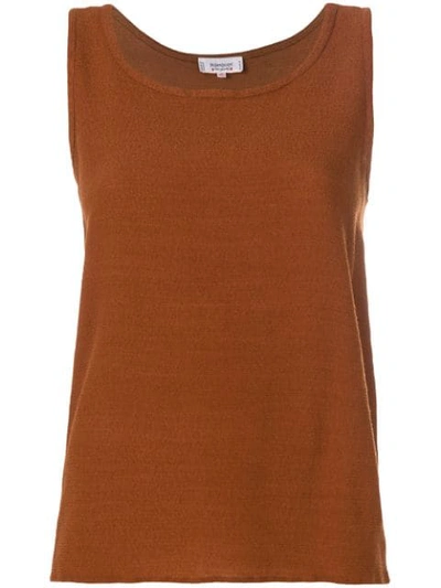 Pre-owned Saint Laurent Classic Tank Top In Brown