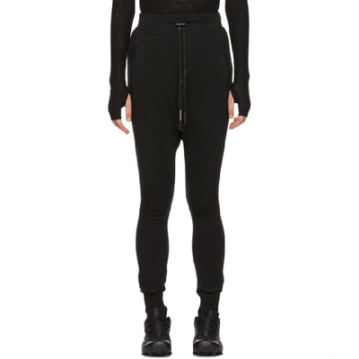 Boris Bidjan Saberi Black Long John 2 Lounge Pants