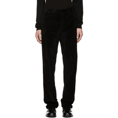 Joseph Black Jumbo Ernest Corduroy Trousers In 0010 Black