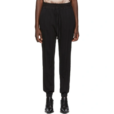 Haider Ackermann Pleated Track Pants - Black