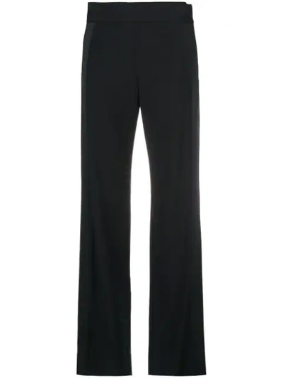 Pre-owned Gucci Straight Leg Trousers In Black