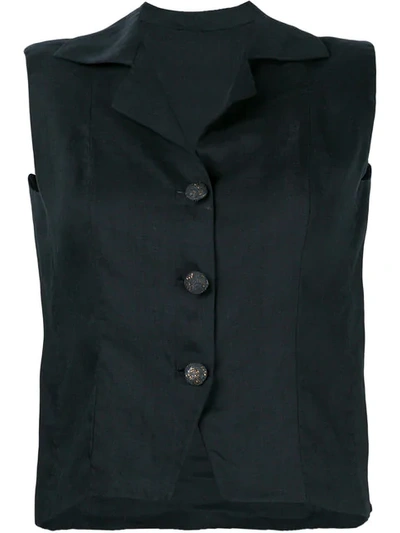 Balenciaga Tailored Waistcoat - Black