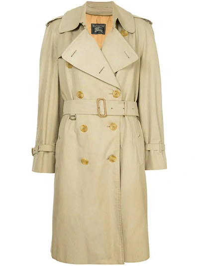 Pre-owned Burberry Classic Trench Coat In Brown