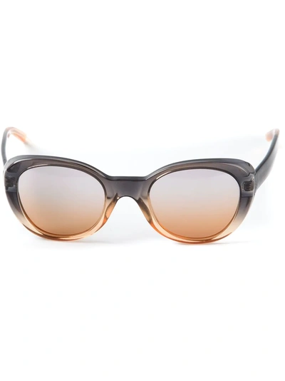 Saint Laurent Yves  Vintage 70s Bi-colour Sunglasses - Grey