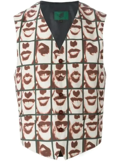 Pre-owned Jean Paul Gaultier Vintage 'les Fous De La Photographie' Waistcoat In Red