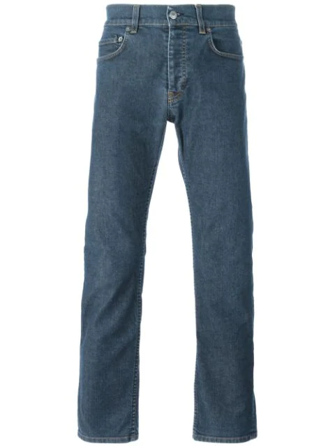 Pre-owned Helmut Lang Slim Fit Jeans In Blue | ModeSens