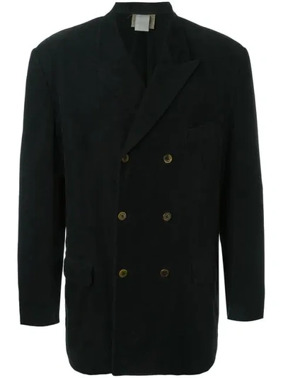 Comme Des Garçons Vintage Double Breasted Jacket - Black