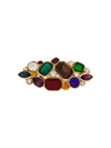 Pre-owned Chanel Multicolour Stone Brooch - Metallic