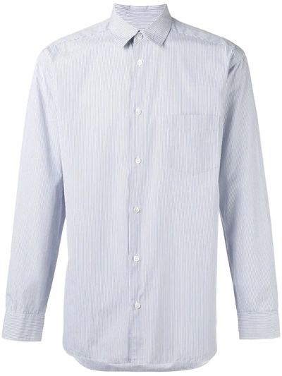 Pre-owned Comme Des Garçons Striped Shirt In Blue