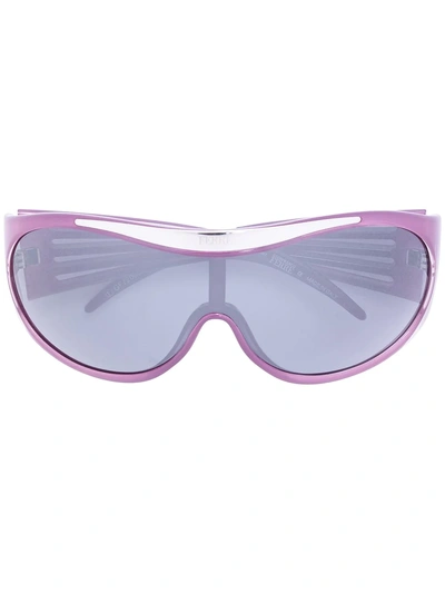 Pre-owned Gianfranco Ferre Vintage Branded Frame Sunglasses In Purple