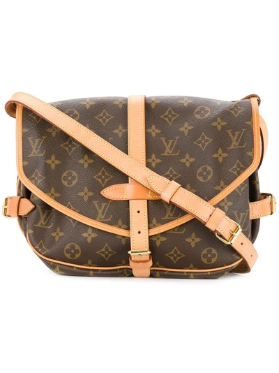 Louis Vuitton Vintage Saumur 30 Monogram Shoulder Bag - Brown