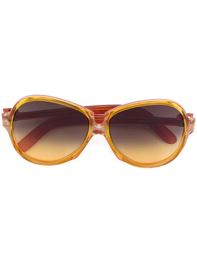 Saint Laurent 1960s Ombre Oversize-frame Sunglasses