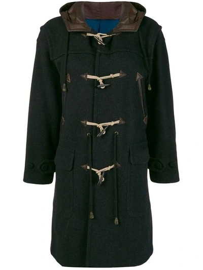 Pre-owned Jean Paul Gaultier Vintage Mid-length Duffel Coat In Black