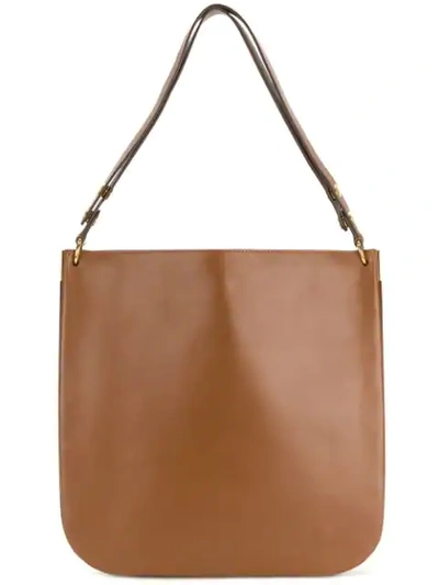 Pre-owned Celine 2000s  Shopper Shoulder Bag In Brown