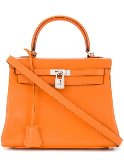 Pre-owned Hermes Hermès Vintage Kelly 32 Bag - Yellow