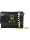 Ferragamo Salvatore  Vintage Vara Bow 2way Shoulder Bag - Black